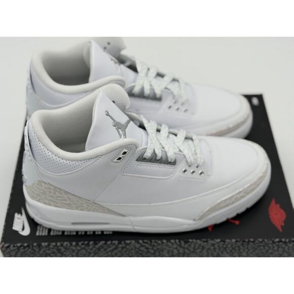 Men’s Size 8.5 - Nike Air Jordan 3 Retro 2025 Pure Money CT8532-111 No Box Lid main image 10